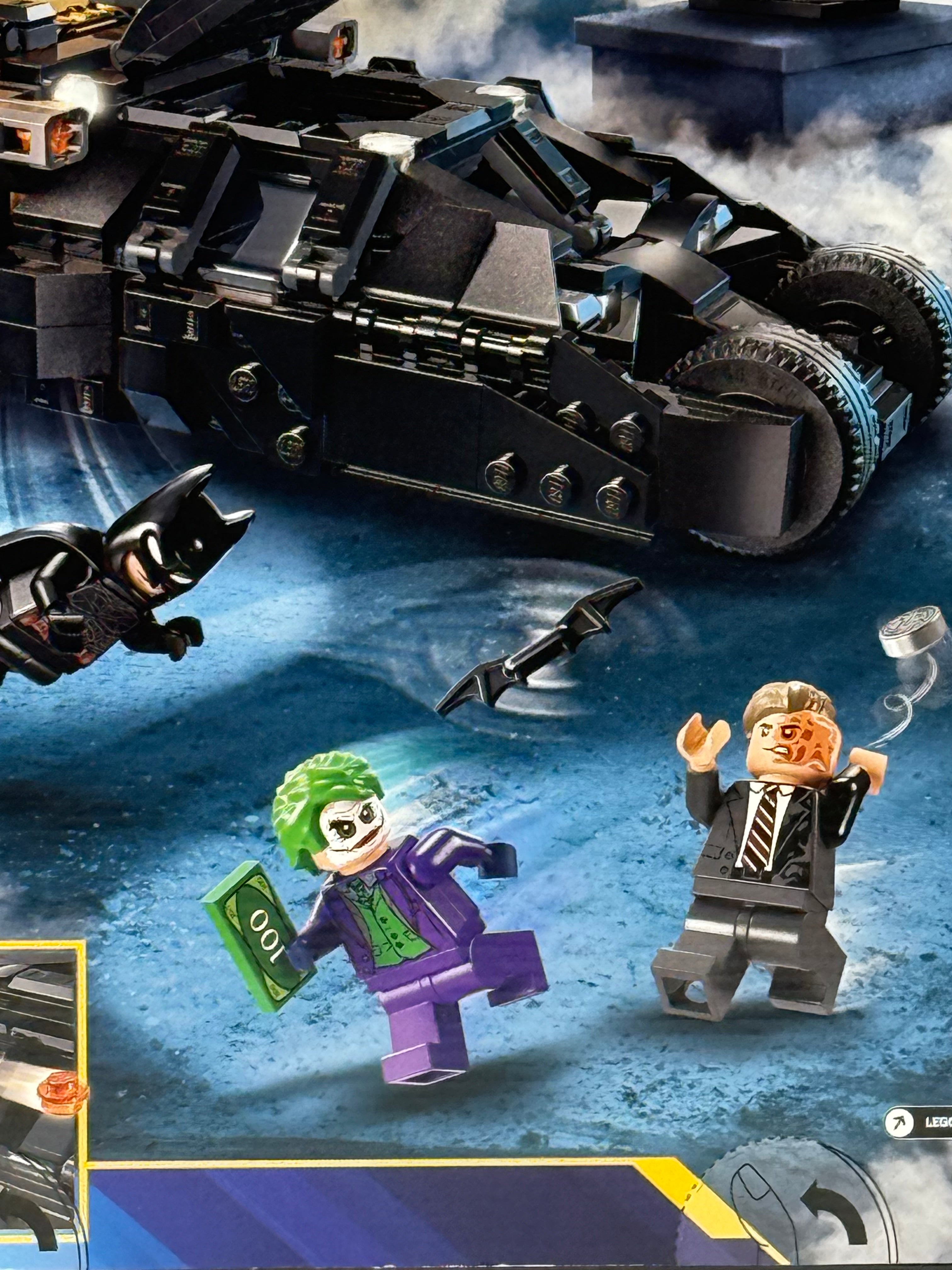 BATMAN TUMBLER vs. TWO FACE & JOKER (76303)