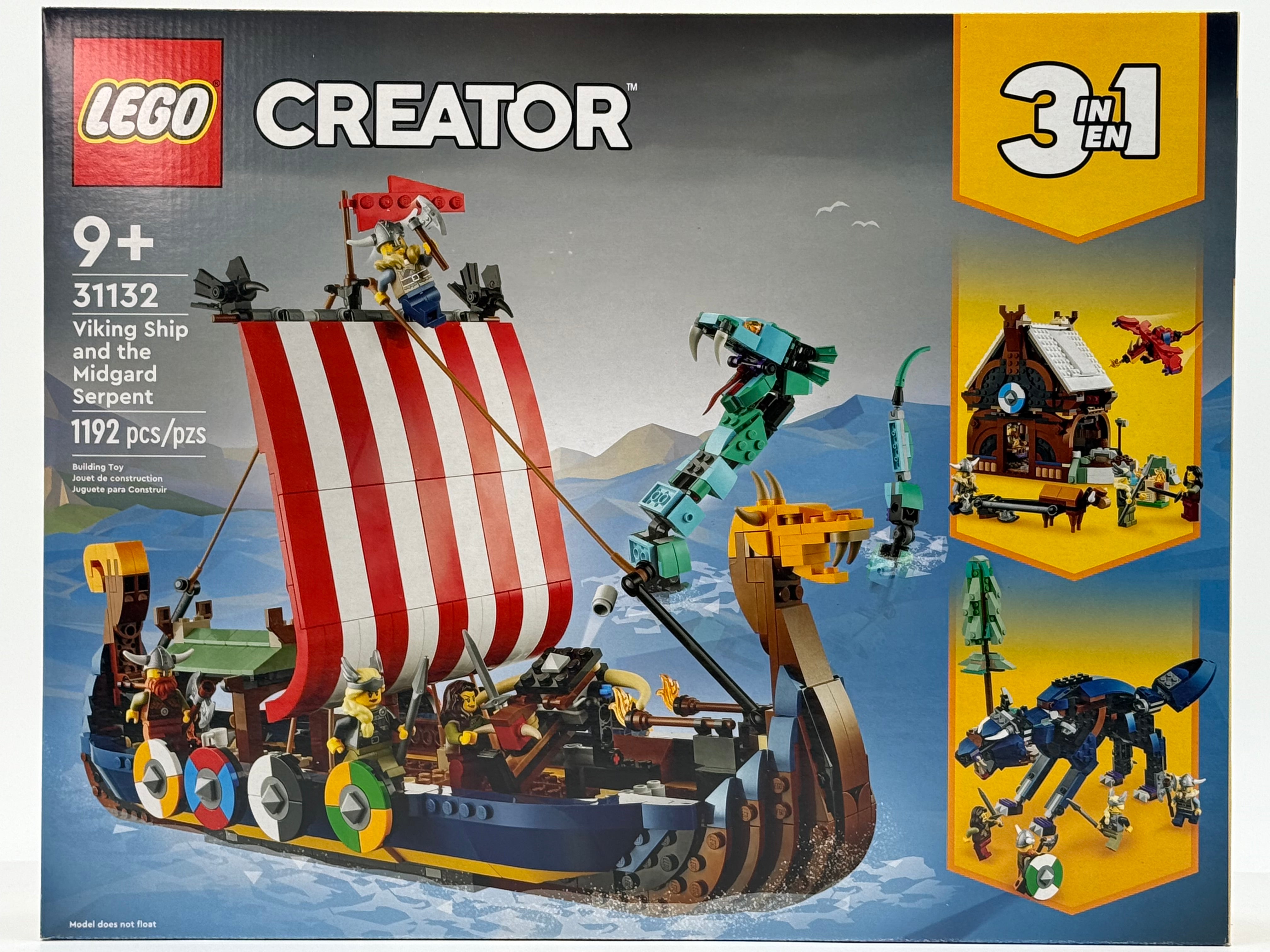 VIKING SHIP AND MIDGARD SERPENT (31132)