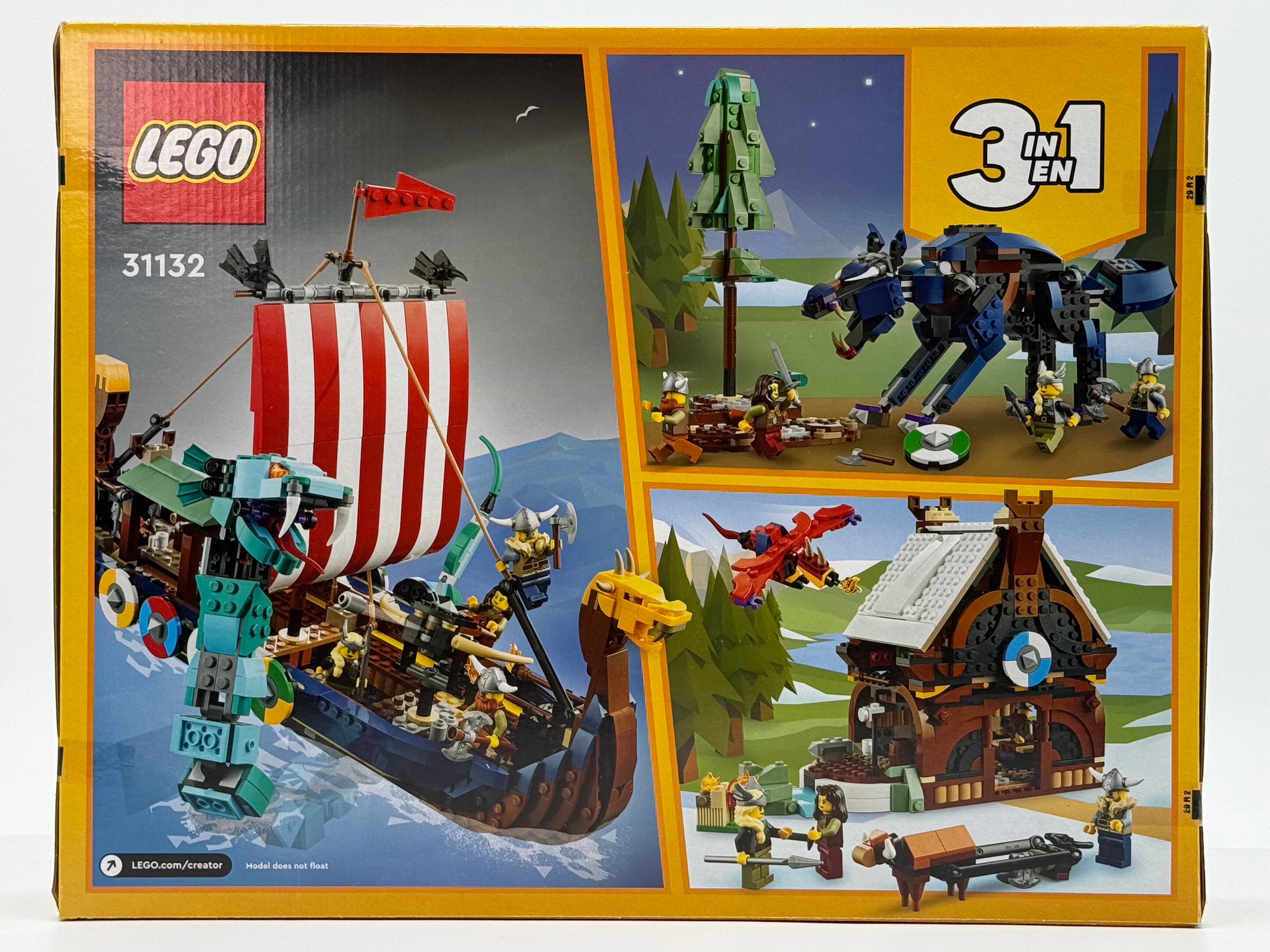 VIKING SHIP AND MIDGARD SERPENT (31132)