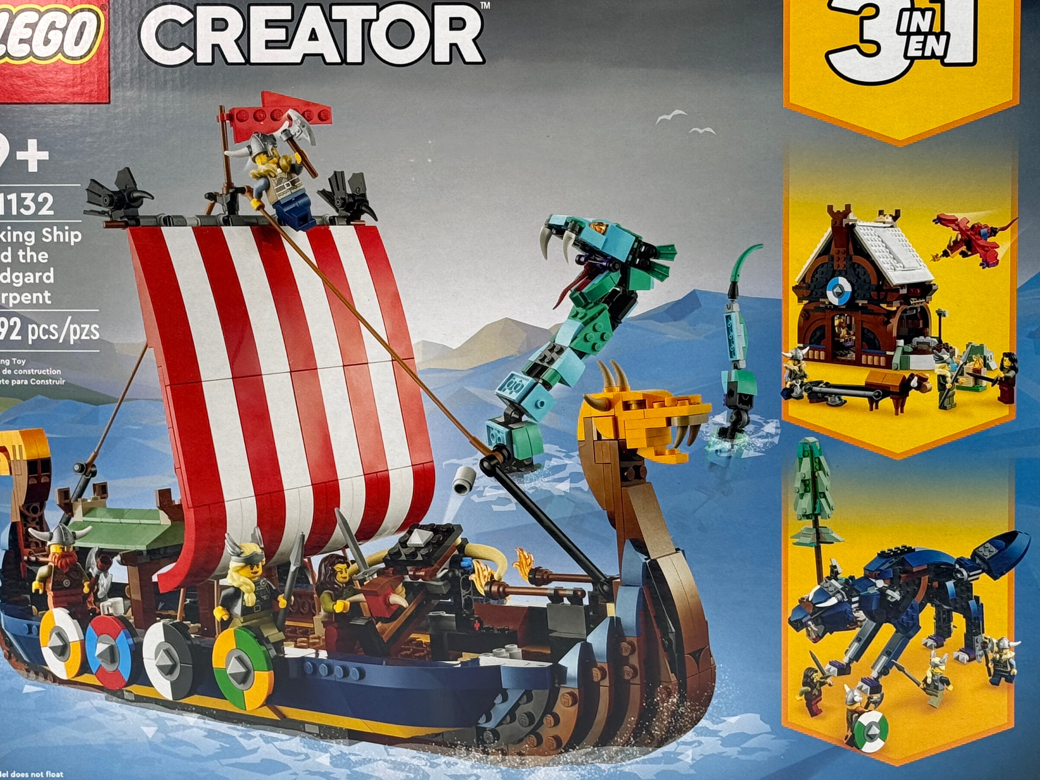 VIKING SHIP AND MIDGARD SERPENT (31132)